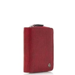 Castelijn & Beerens Donna Portemonnee 4 Pasjes RFID Rood -Mode Tassenwinkel 455430 ro c