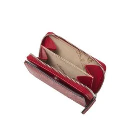 Castelijn & Beerens Donna Portemonnee 4 Pasjes RFID Rood -Mode Tassenwinkel 455430 ro e