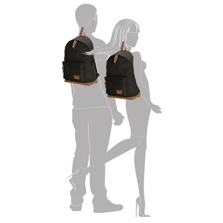 Enrico Benetti Santiago Rugtas 14" Zwart 5 Enrico Benetti Santiago Rugtas 14" Zwart - Afbeelding 5