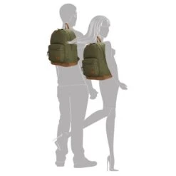 Enrico Benetti Santiago Rugtas 15" Olijf 10 Enrico Benetti Santiago Rugtas 15" Olijf -Mode Tassenwinkel 46160 029 silhouette