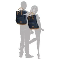 Enrico Benetti Santiago Rugtas Handle 17" Blauw -Mode Tassenwinkel 46180002 3