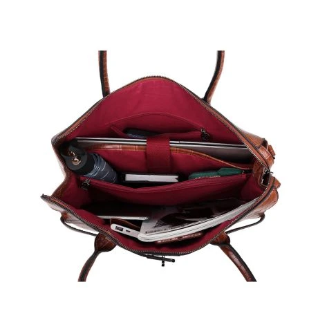 Wimona Sofia Schoudertas Croco Cognac 6 Wimona Sofia Schoudertas Croco Cognac - Afbeelding 6