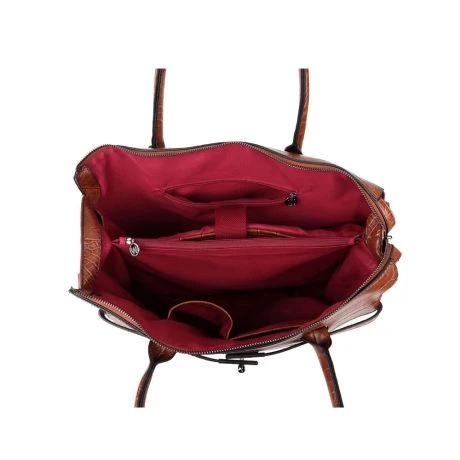 Wimona Sofia Schoudertas Croco Cognac 5 Wimona Sofia Schoudertas Croco Cognac - Afbeelding 5