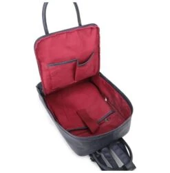 Wimona Amalia Rugzak Donkerblauw 8 Wimona Amalia Rugzak Donkerblauw -Mode Tassenwinkel 5016 kleur donkerblauw binnenkant 1