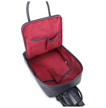 Wimona Amalia Rugzak Donkerblauw 4 Wimona Amalia Rugzak Donkerblauw - Afbeelding 4