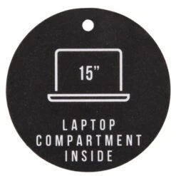 Enrico Benetti Rotterdam Laptop Rugtas 17" Zwart -Mode Tassenwinkel 66599001 10