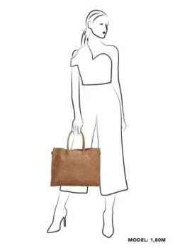 Zebra Natural Bag Lisa XL Shopper Camel -Mode Tassenwinkel 777228010 3