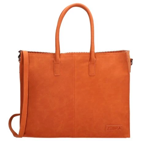 Zebra Natural Bag Lisa XL Shopper Brique 1 Zebra Natural Bag Lisa XL Shopper Brique