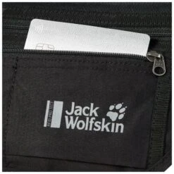 Jack Wolfskin Document Belt RFID Black -Mode Tassenwinkel 8006951 60001