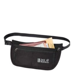 Jack Wolfskin Document Belt RFID Black -Mode Tassenwinkel 8006951 60002