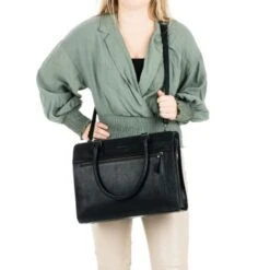 Burkely Antique Avery Handbag M 14" Black -Mode Tassenwinkel 8007001.56.10 6