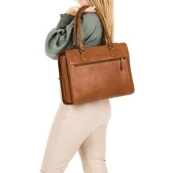 Burkely Antique Avery Handbag M 14" Cognac -Mode Tassenwinkel 8007001.56.24 5