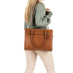 Burkely Antique Avery Handbag M 14" Cognac -Mode Tassenwinkel 8007001.56.24 6