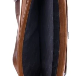 Plevier Decca Leren Aktentas 2-Vaks 17.3" Bruin -Mode Tassenwinkel 859 2 binnenkant 2