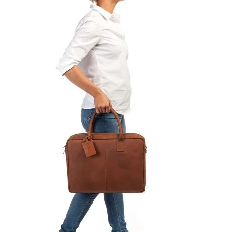 Burkely Vintage Taylor Worker 15.6" Cognac 5 Burkely Vintage Taylor Worker 15.6" Cognac - Afbeelding 5