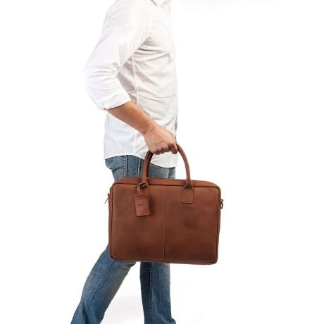 Burkely Vintage Taylor Worker 15.6" Cognac 6 Burkely Vintage Taylor Worker 15.6" Cognac - Afbeelding 6