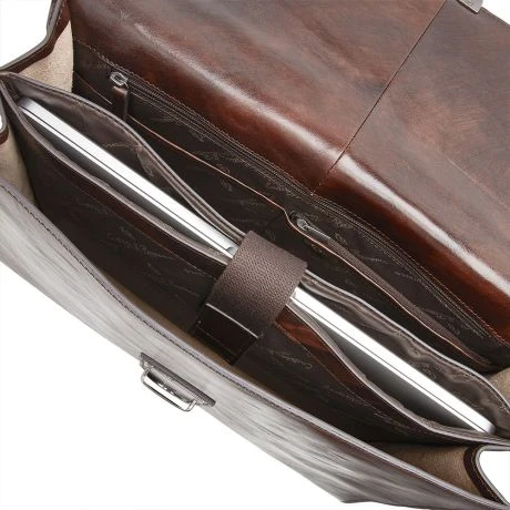 Castelijn & Beerens Rien Laptoptas 13.3'' RFID Cognac 6 Castelijn & Beerens Rien Laptoptas 13.3'' RFID Cognac - Afbeelding 6