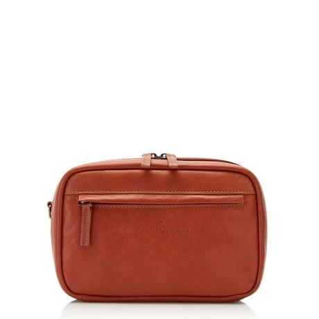 Castelijn & Beerens Firenze Travelkit Toilettas Lichtbruin 1 Castelijn & Beerens Firenze Travelkit Toilettas Lichtbruin