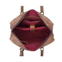 Wimona Milena Schoudertas Taupe 9 Wimona Milena Schoudertas Taupe -Mode Tassenwinkel artikelnr. 2025 kleur taupe binnenkant