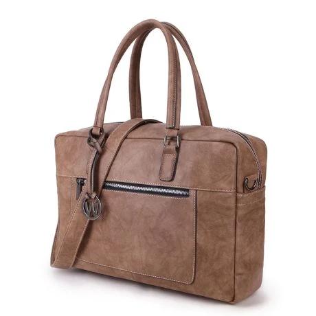 Wimona Milena Schoudertas Taupe 2 Wimona Milena Schoudertas Taupe - Afbeelding 2