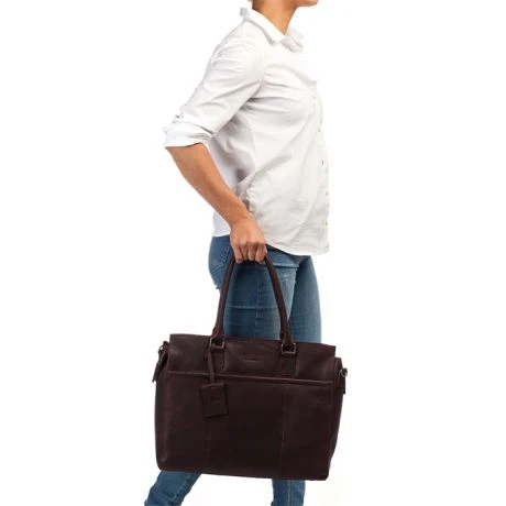 Burkely Antique Avery Dames Laptoptas 15.6" Brown 6 Burkely Antique Avery Dames Laptoptas 15.6" Brown - Afbeelding 6