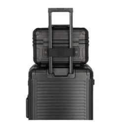 Travelite Next Aluminium Beauty Case Black -Mode Tassenwinkel back black