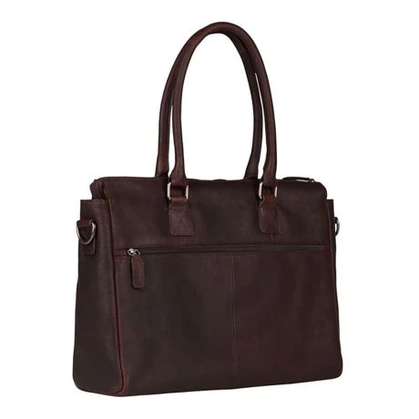 Burkely Antique Avery Dames Laptoptas 2-Zip 15.6" Brown 2 Burkely Antique Avery Dames Laptoptas 2-Zip 15.6" Brown - Afbeelding 2