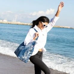 Reisenthel Shopper XL Bandana Blue -Mode Tassenwinkel bl 2 3