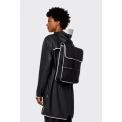 Rains Original Backpack Mini Reflective Rugtas Black -Mode Tassenwinkel blackreflective mini 4