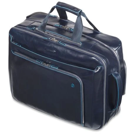 Piquadro Blue Square Cabin Trolley 15.6" Night Blue 2 Piquadro Blue Square Cabin Trolley 15.6" Night Blue - Afbeelding 2