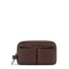 Piquadro Harper Toiletry Bag Dark Brown