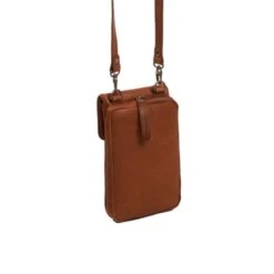 Chesterfield Anderson Schoudertas Mobiel Cognac -Mode Tassenwinkel c48.115231 5
