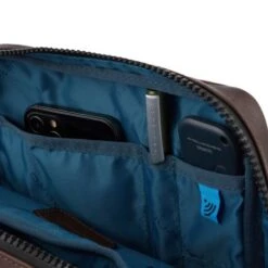 Piquadro Harper IPad Crossbody Bag Black -Mode Tassenwinkel ca1816ap n dett4