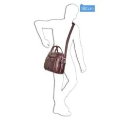 Piquadro Blue Square Expandable Computer Case 15" Mahogany -Mode Tassenwinkel ca2765b2 mo dett10