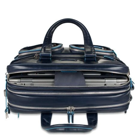 Piquadro Blue Square Expandable Computer Case 15" Black 3 Piquadro Blue Square Expandable Computer Case 15" Black - Afbeelding 3