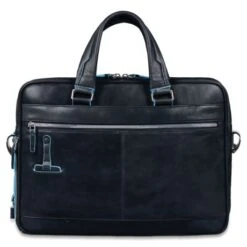 Piquadro Blue Square Portfolio Computer Briefcase 15" With IPad Mahogany -Mode Tassenwinkel ca2849b2 blu2 dett2 1