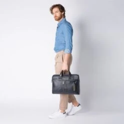 Piquadro Urban Laptop Briefcase 15.6'' Black -Mode Tassenwinkel ca3339ub00 n dett9