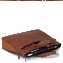 Piquadro Black Square Small Expandable Computer Bag 15.6'' Black -Mode Tassenwinkel ca4021b3 ve2 1