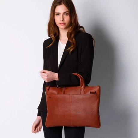 Piquadro Black Square Small Expandable Computer Bag 15.6'' Tobacco 5 Piquadro Black Square Small Expandable Computer Bag 15.6'' Tobacco - Afbeelding 5