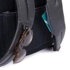 Piquadro Urban Fast Check PC Backpack 15.6'' Black -Mode Tassenwinkel ca4532ub00 n dett5