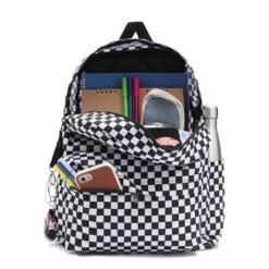 Vans Old Skool Check Rugzak Black / White -Mode Tassenwinkel check blackwhite 2
