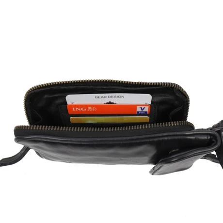 Bear Design Elske Telefoontasje Black 3 Bear Design Elske Telefoontasje Black - Afbeelding 3