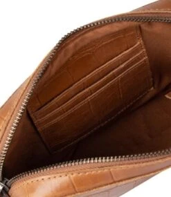 Cowboysbag Big Croco Crossbody Timber Fawn 8 Cowboysbag Big Croco Crossbody Timber Fawn -Mode Tassenwinkel crossbody timber3360 000521 fawn 4