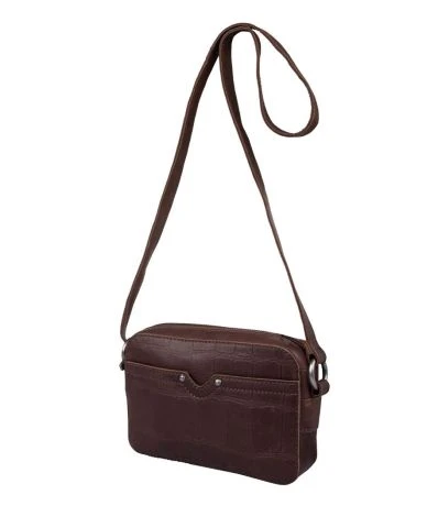 Cowboysbag Big Croco Crossbody Timber Hickory 2 Cowboysbag Big Croco Crossbody Timber Hickory - Afbeelding 2