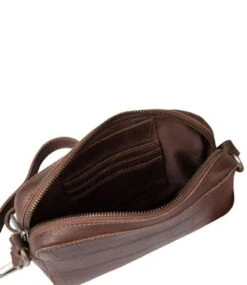 Cowboysbag Big Croco Crossbody Timber Hickory 8 Cowboysbag Big Croco Crossbody Timber Hickory -Mode Tassenwinkel crossbody timber3360 000555 hickory 4