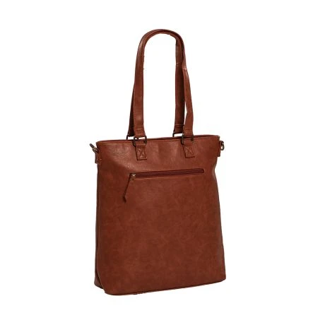 Daniel Ray Glendale Shopper Crossbody Tas Cognac 2 Daniel Ray Glendale Shopper Crossbody Tas Cognac - Afbeelding 2