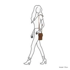 Daniel Ray Fort Collins Crossbody Telefoontasje Cognac -Mode Tassenwinkel drl16.1181.31 cognac 1