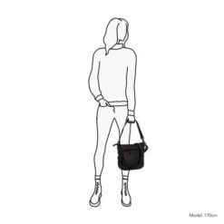 Daniel Ray Fairfield Schoudertas Zwart -Mode Tassenwinkel drl16.1213 6 1