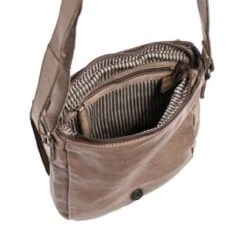 Daniel Ray Norwalk Crossbody Schoudertas Taupe -Mode Tassenwinkel drl16.1219 5 2