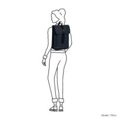 Daniel Ray Fullerton Slim Waterproof Rugtas Donker Groen -Mode Tassenwinkel drs25.1185.10 navy 1